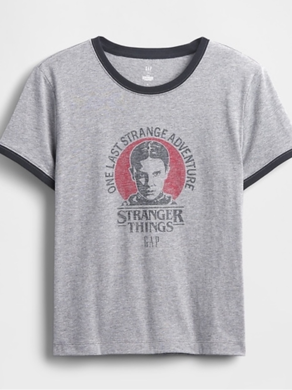 GAP Stranger Things Organic Cotton Vintage Cropped Tee - Picture 4 of 4